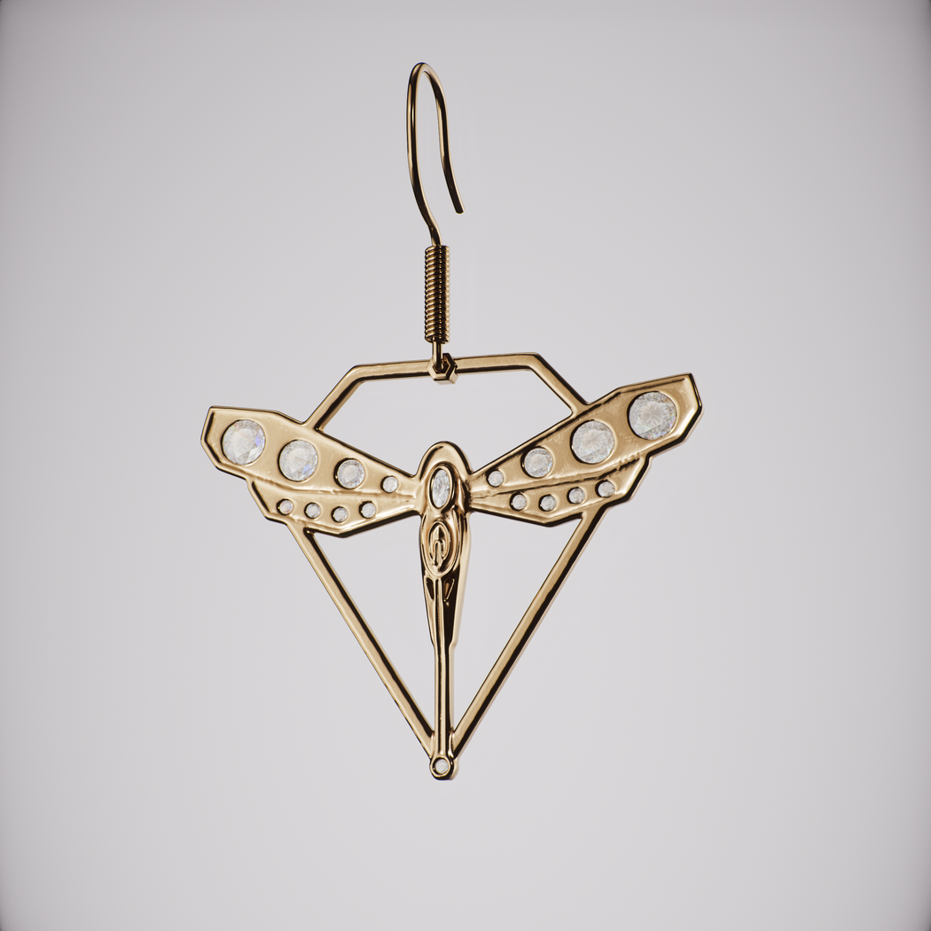 BAHD’OR DRAGONFLY OHRRINGE