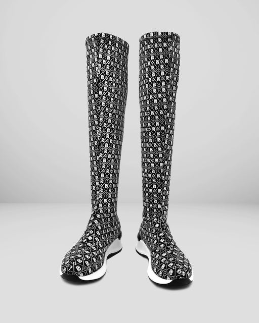 BAHD'OR OVERKNEE SNEAKER BLACK/WHITE