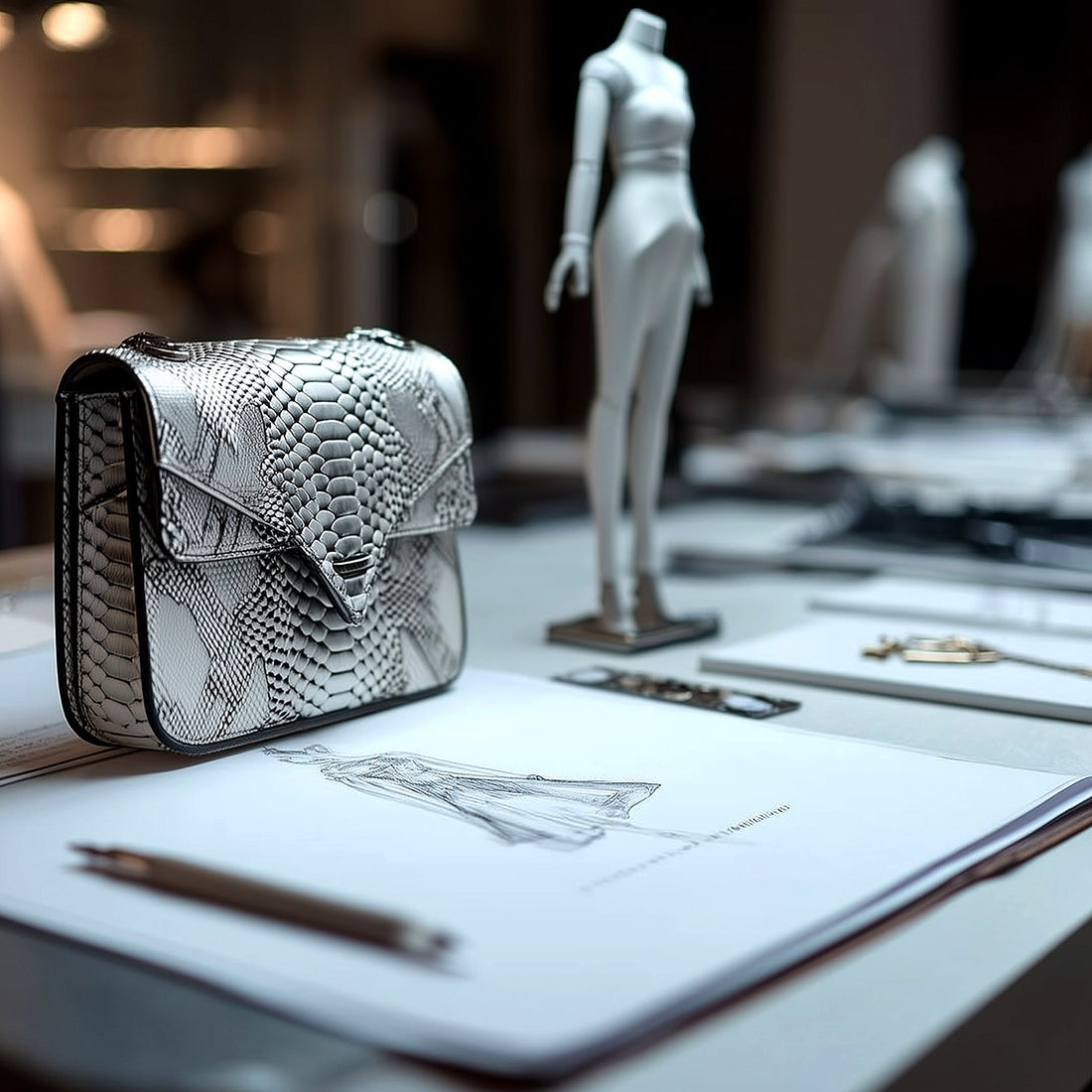 BAHD'OR TITANIUM BAG:  wie die Dunkelheit der Nacht, zur stillvollen Lösung wurde.
