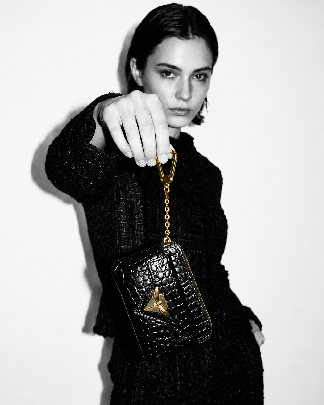 BAHD'OR BAHD'OR KEYCHAIN BAG BLACK