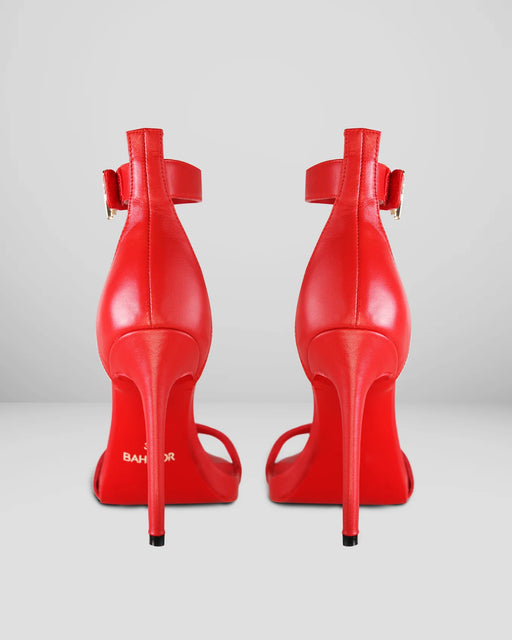 BAHD'OR DRAGONFLY HEELS SIGNAL RED