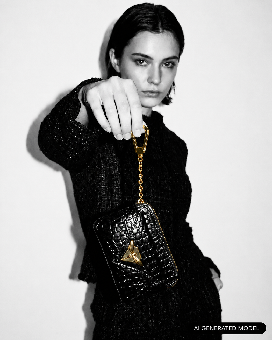 BAHD'OR BAHD'OR KEYCHAIN BAG BLACK