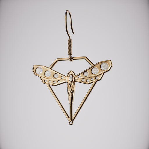 BAHD’OR DRAGONFLY OHRRINGE