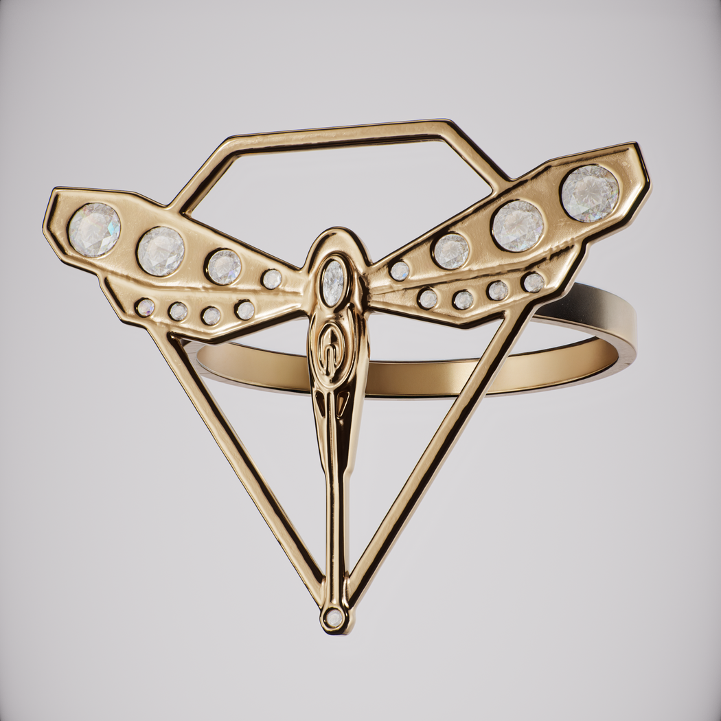BAHD'OR DRAGONFLY SIGNATURE RING