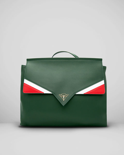 BAHD'OR TRINITY LAPTOP BAG ROYAL GREEN